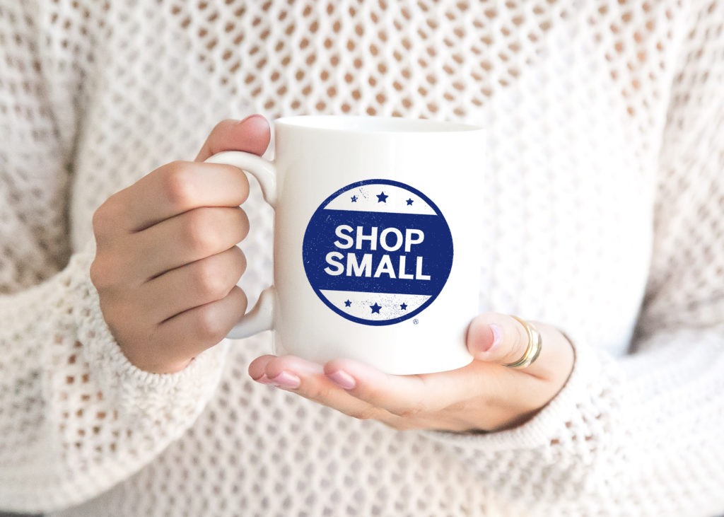 Do as the mug says. Shop small businesses.