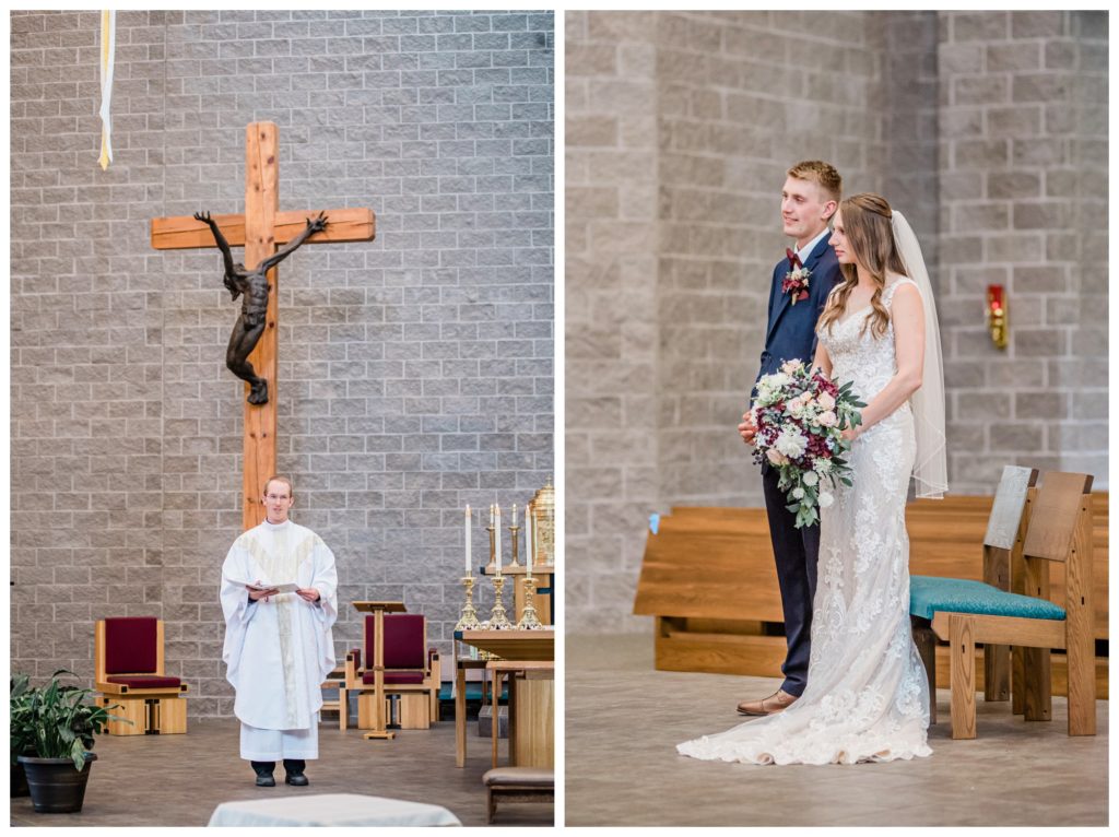 A Catholic wedding ceremony. Photo by Kayla Lee.
