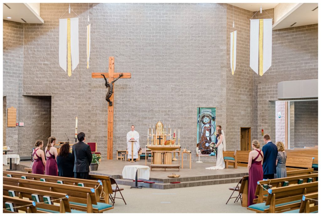A Catholic ceremony. Photo by Kayla Lee.